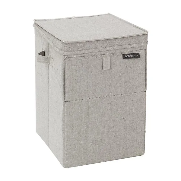 Brabantia Stackable Laundry Box, 9.2 Gal Gray