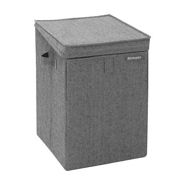 Brabantia Stackable Laundry Box, 9.2 Gal Pepper Black