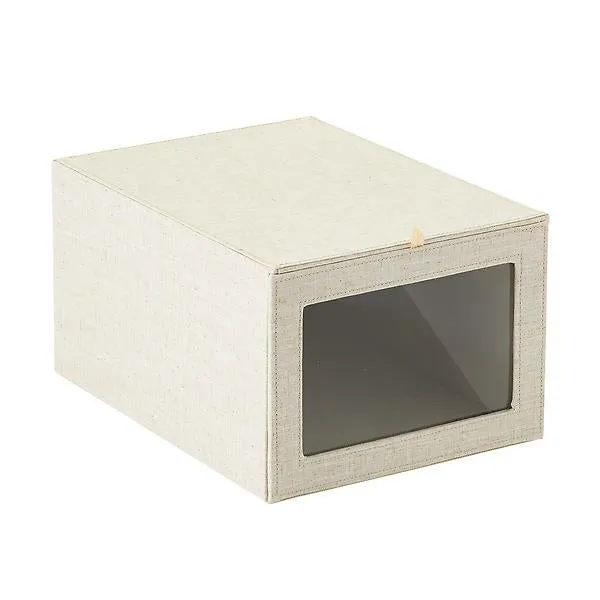 Cambridge Drop-Front Shirt Box Linen
