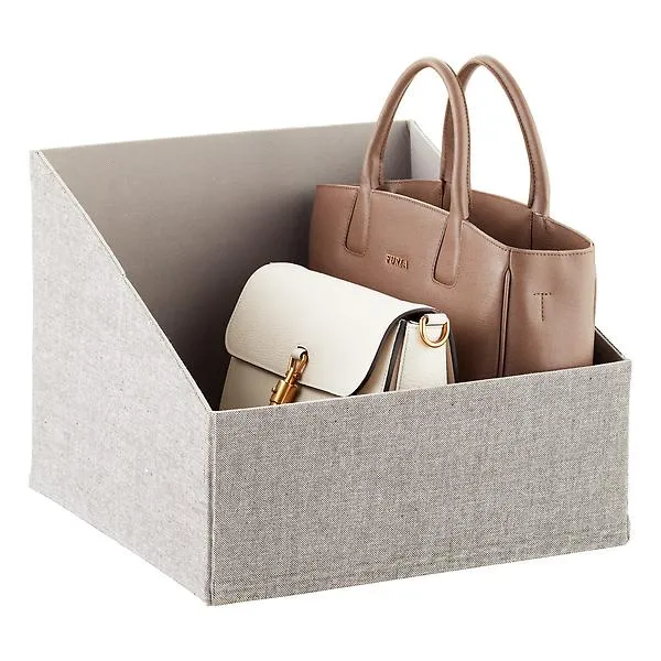 Cambridge Handbag Storage Bin Grey