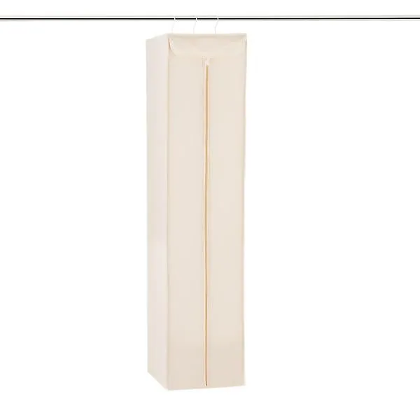 Cotton Hanging Coat & Gown Bag Natural