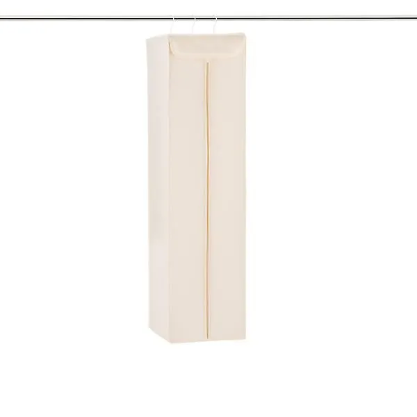 Cotton Hanging Dress Bag Natural