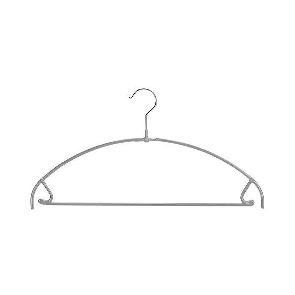 MAWA Style 42PTU German Non-Slip Steel Hanger Silver Set of 60