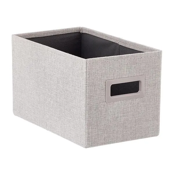 Poppin Small Storage Cubby Light Grey