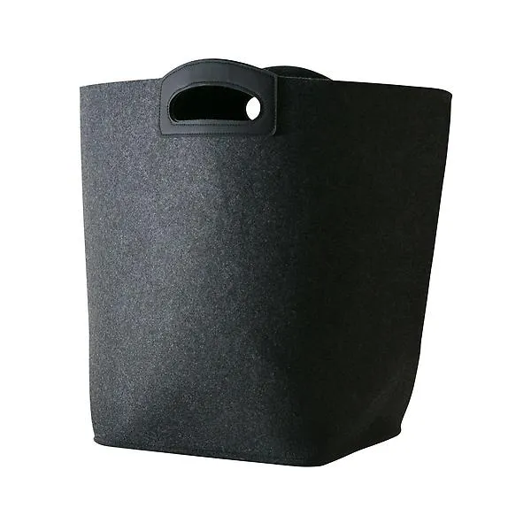 SortJoy Handle Bin Carbon (Charcoal)