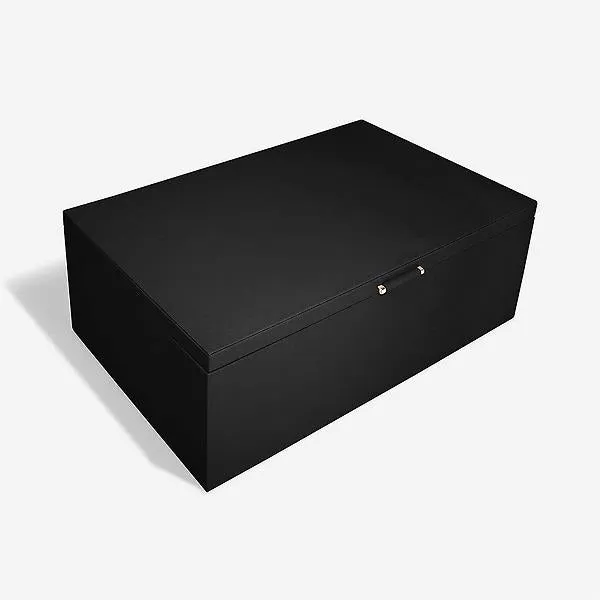 Stackers Large Premium Storage Box Black