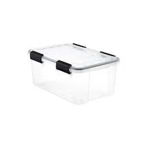 19 qt. Weathertight Tote Clear