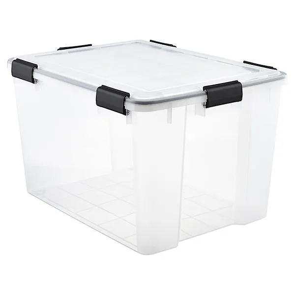 74 qt. Weathertight Tote Clear