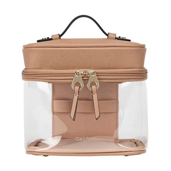 CALPAK Train Case Caramel