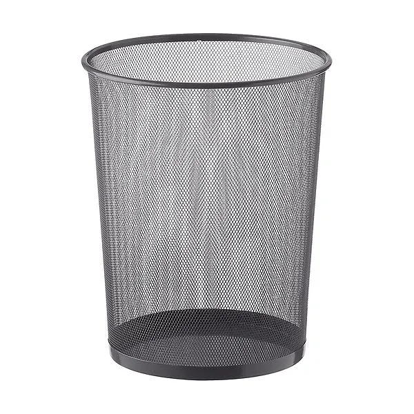 Design Ideas Mesh Wastebasket Graphite