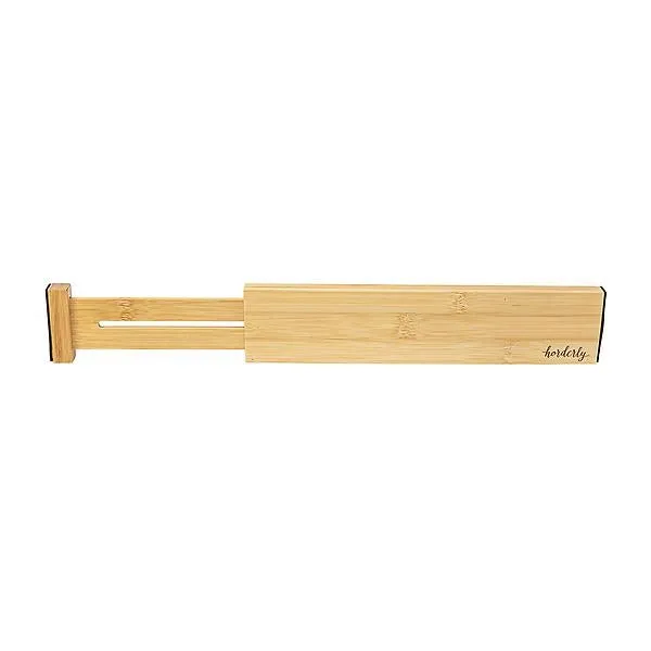 Horderly Bamboo Expandable Drawer Natural Set of 4