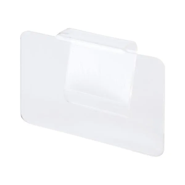 Horderly Bin Clip Label Clear Acrylic Pkg/10