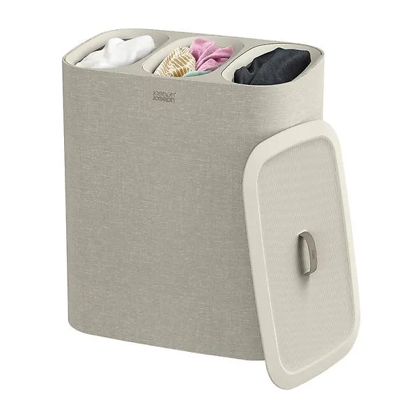 Joseph Joseph 90 L Tota Trio Laundry Basket Ecru