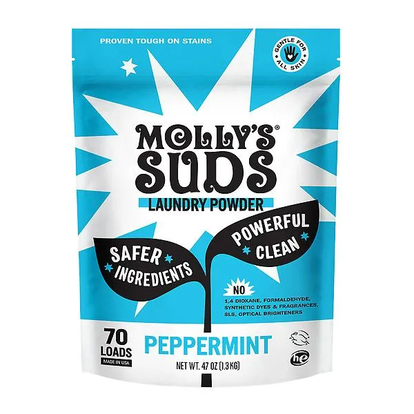 Molly's Suds 47 oz. Laundry Detergent Powder Peppermint