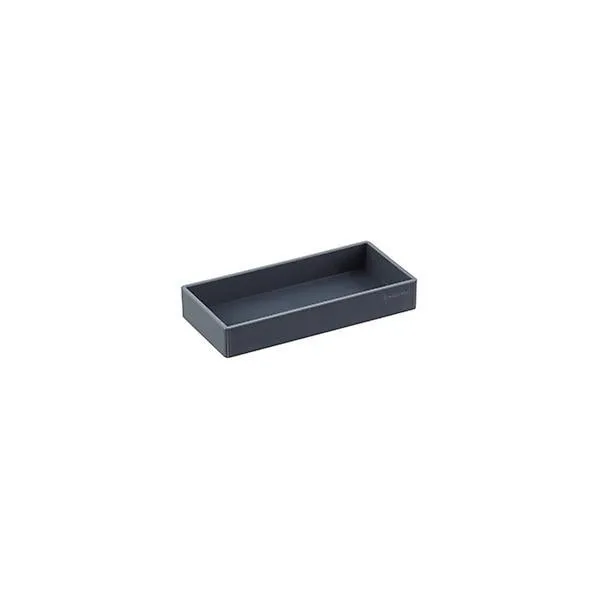 Poppin Small Accessory Tray Dark Grey