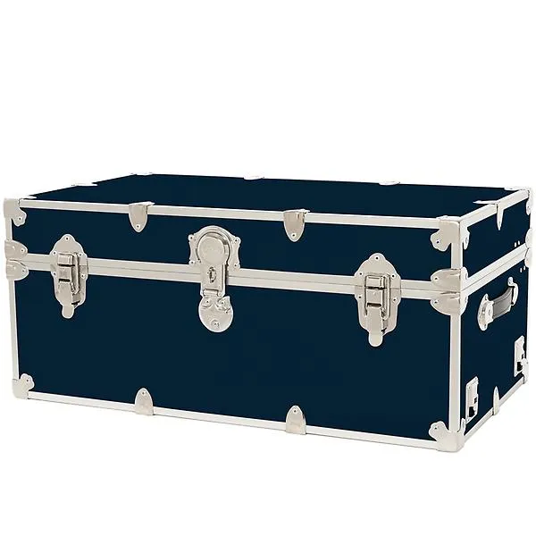 Rhino Trunk and Case Large Rhino Dorm Trunk Navy Blue