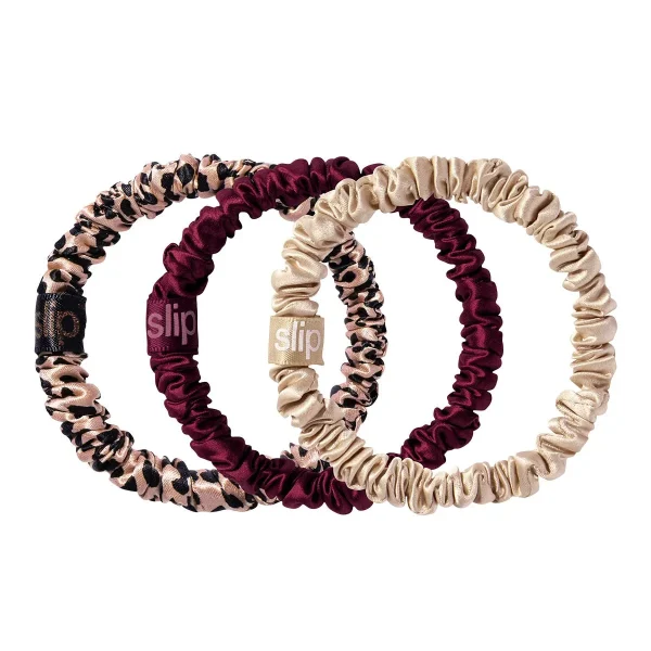Slip Pure Silk Skinny Scrunchie Trio