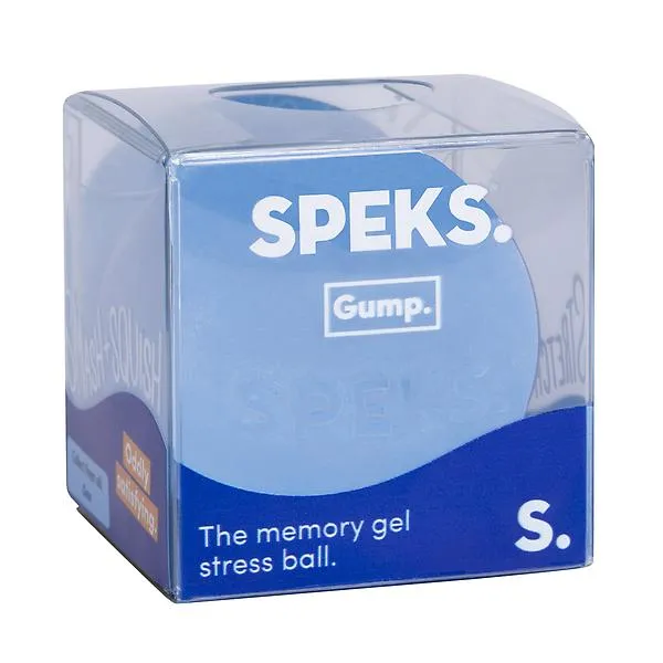 SPEKS. Memory Gel Stress Ball Gump Blue