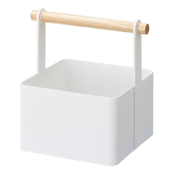Yamazaki Small Tosca Storage Caddy White