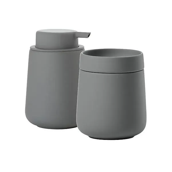 Zone Denmark Nova One Soap dispenser & Jar Grey