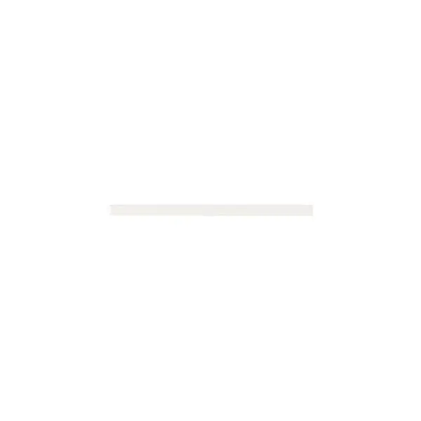 12" Elfa Right Bracket Cover White