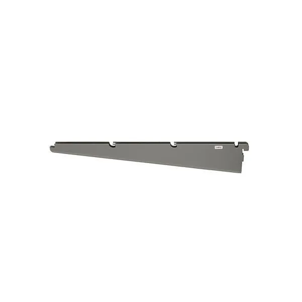 16" Elfa Ventilated/Decor Shelf Bracket Graphite