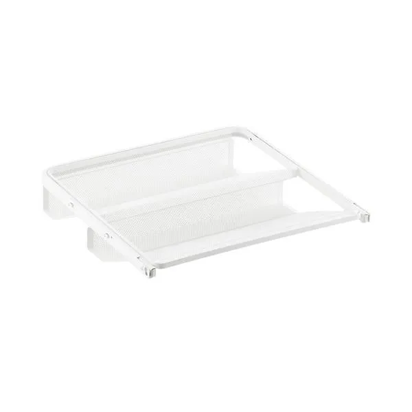 18" Elfa Mesh Gliding Shoe Shelf White