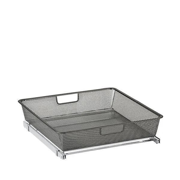 Elfa Medium 1-Runner Cabinet-Sized Easy Glider Graphite