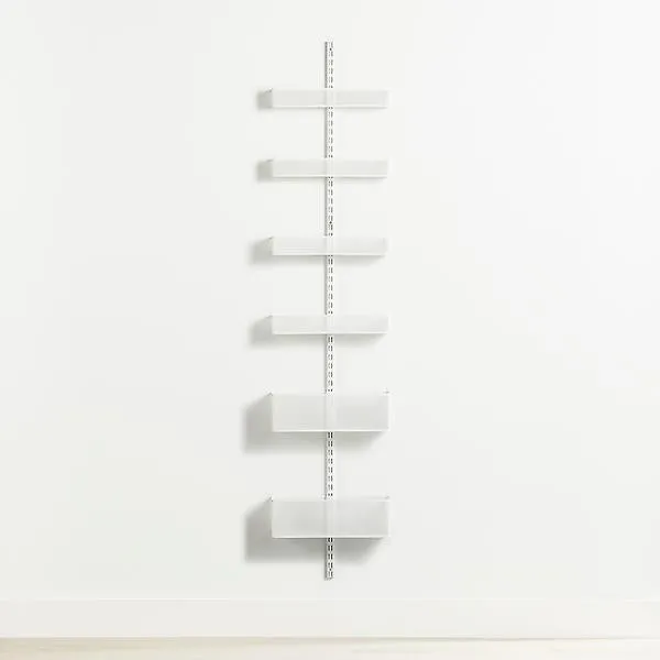 Elfa Utility Mesh Mounted Door & Wall Rack White