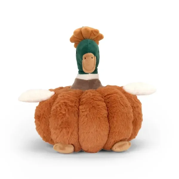 Kirklands Duck In Pumpkin Pillow 49463122