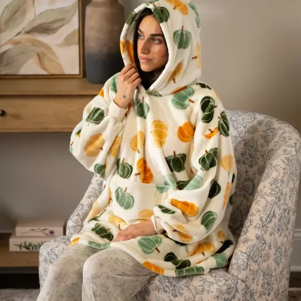 Kirklands Pumpkin Throwzy Halloween Hooded Blankets 71279745