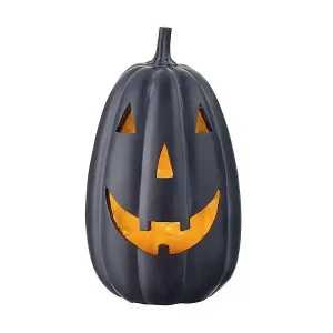 14IN Pmkn Led Jack-O-Lantern Black