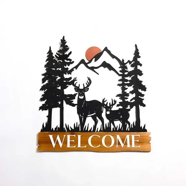 Wilderness Welcome Wall Plaque