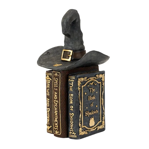 Witch Hat Spell Book Stack