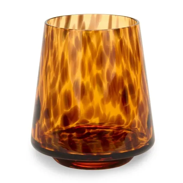 Kirklands Amber Freckled Stemless Wine Glass 76422362