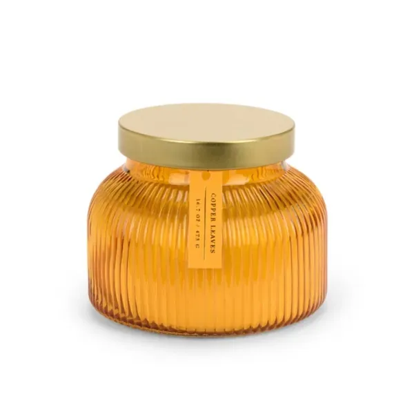 Kirklands Amber 16.7oz Ribbed Jar Candle 45868746