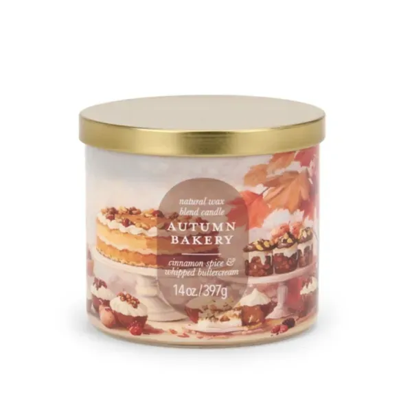 Kirklands Autumn Bakery 3-Wick Jar Candle 23546121