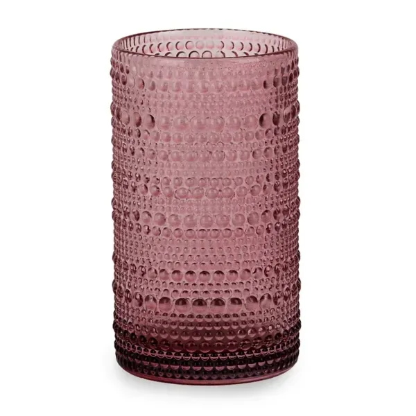 Kirklands Burgundy Halo Tall Glass Tumbler, 15 oz. 89759777