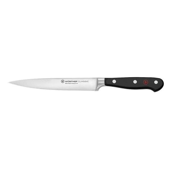 6" Wüsthof Classic Utility Knife Black