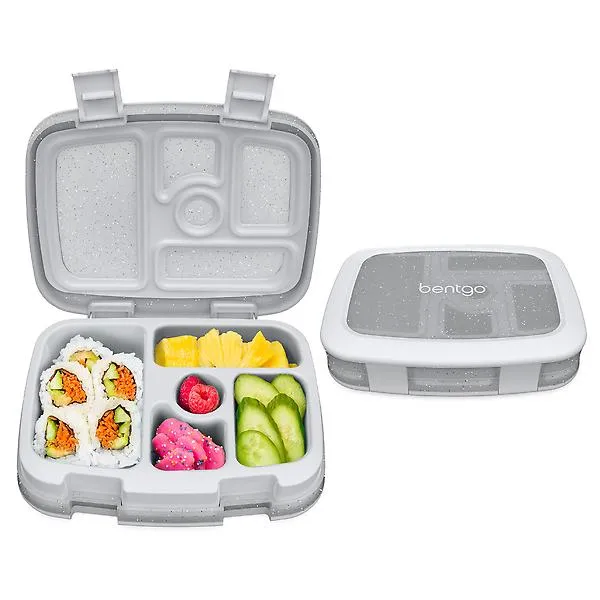 BentGo Kids Lunch Box Silver Glitter