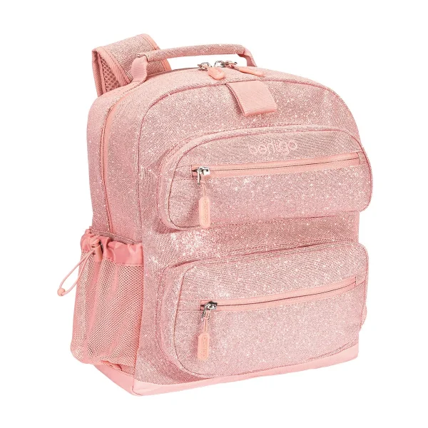 BentGo Kids School Backpack Petal Pink Glitter