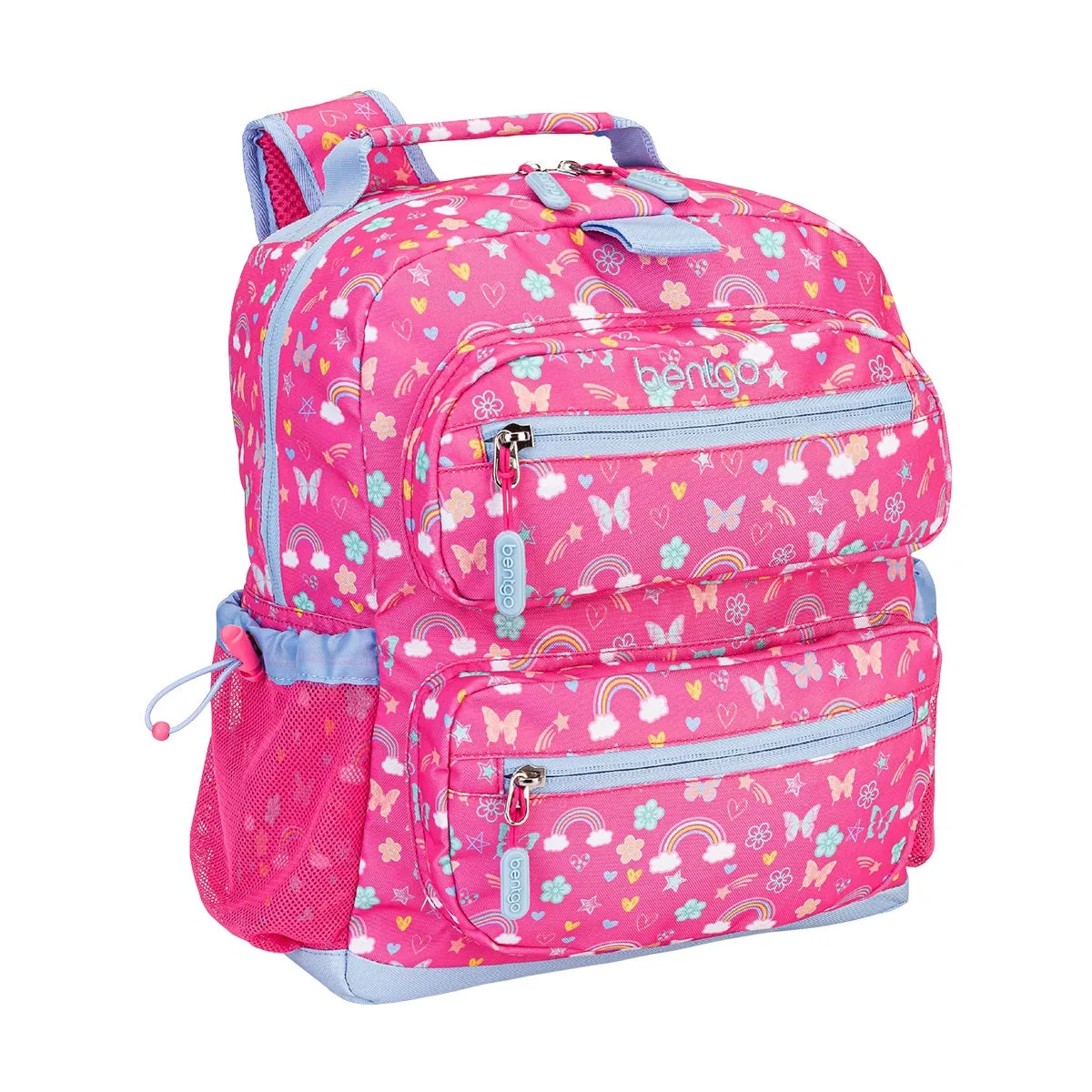 BentGo Kids School Backpack Rainbows Butterflies
