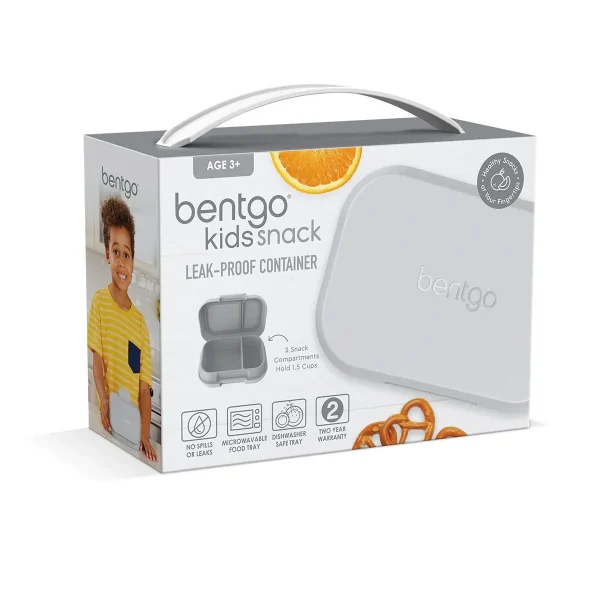 BentGo Kids Snack Container Gray