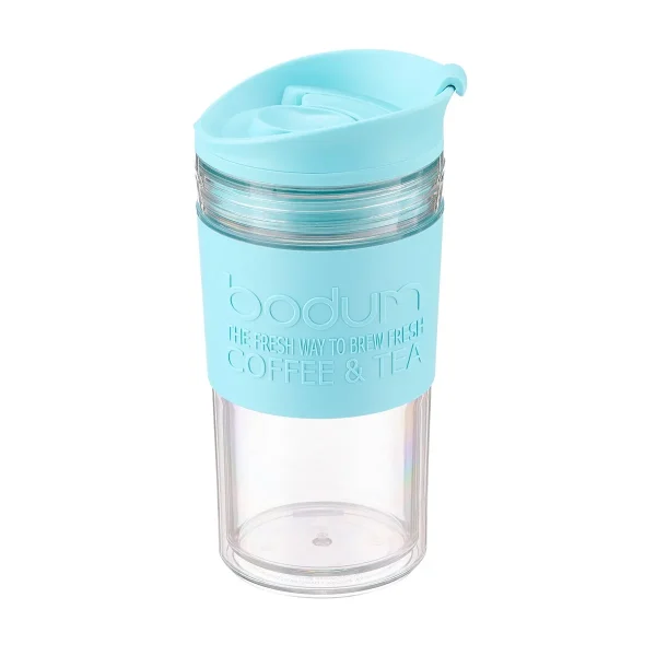 Bodum 12 oz. Plastic Travel Mug Blue