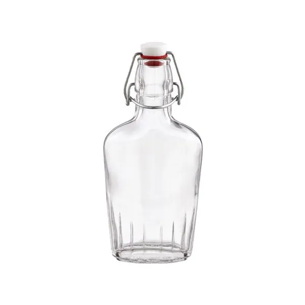 Bormioli Rocco 8.5 oz Hermetic Glass Flasks