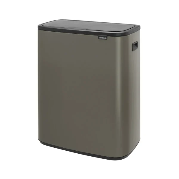 Brabantia 16 Gallon Bo Touch Top Trash Can Platinum