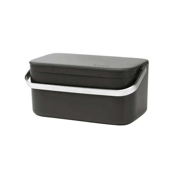 Brabantia Sinkside Food Waste Caddy Dark Gray