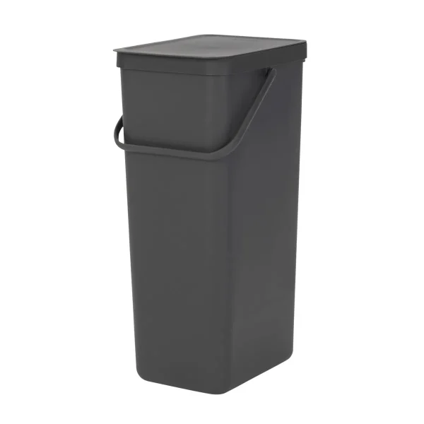 Brabantia Sort & Go' Bin, Plastic Gray