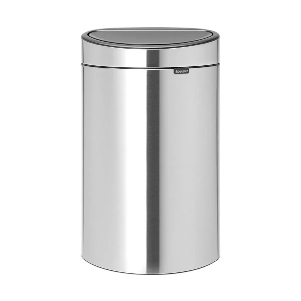 Brabantia Touch Top Trash Can New Matte Steel