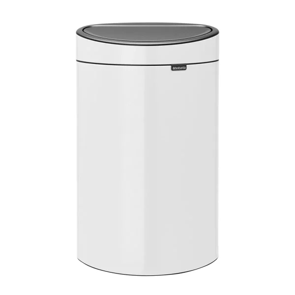 Brabantia Touch Top Trash Can New White